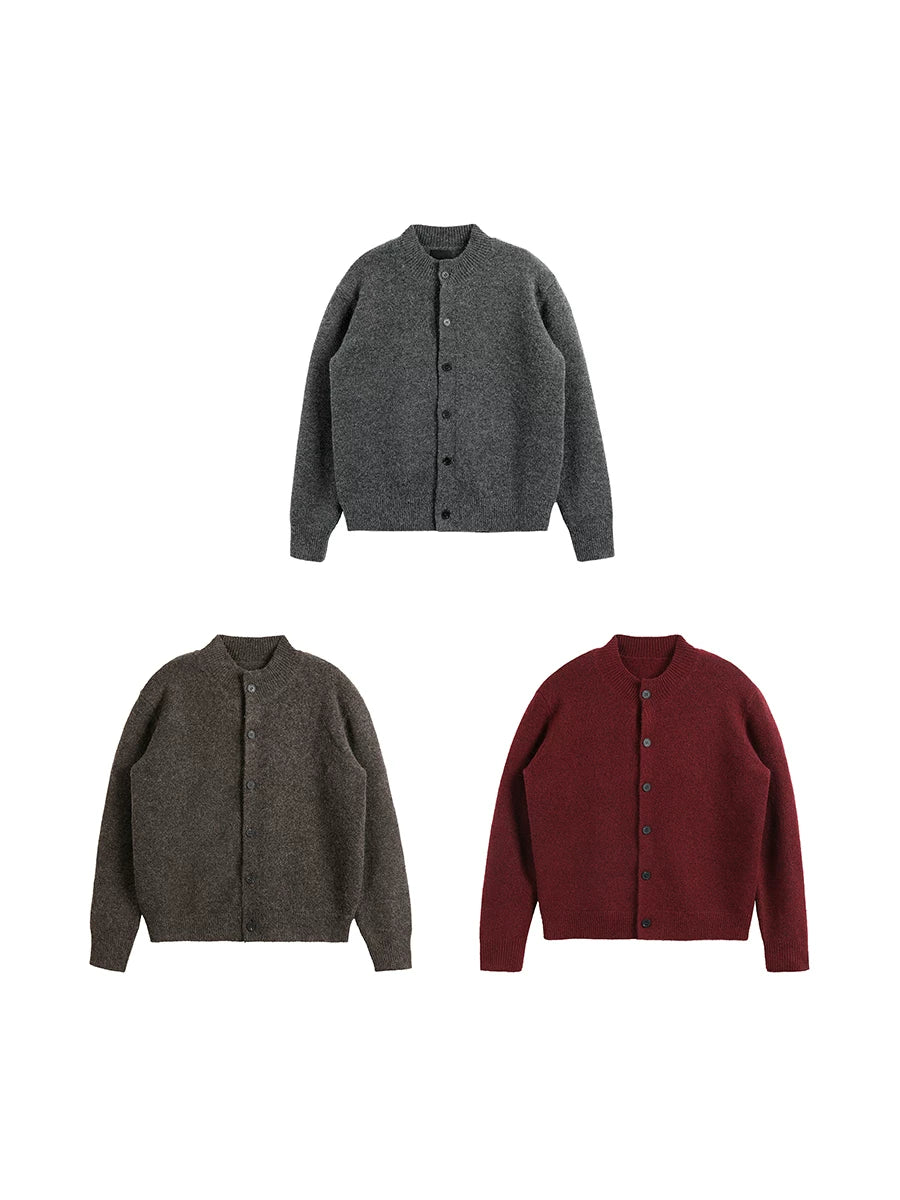 PLUS NO LOGO Knitted Button-down Cardigan