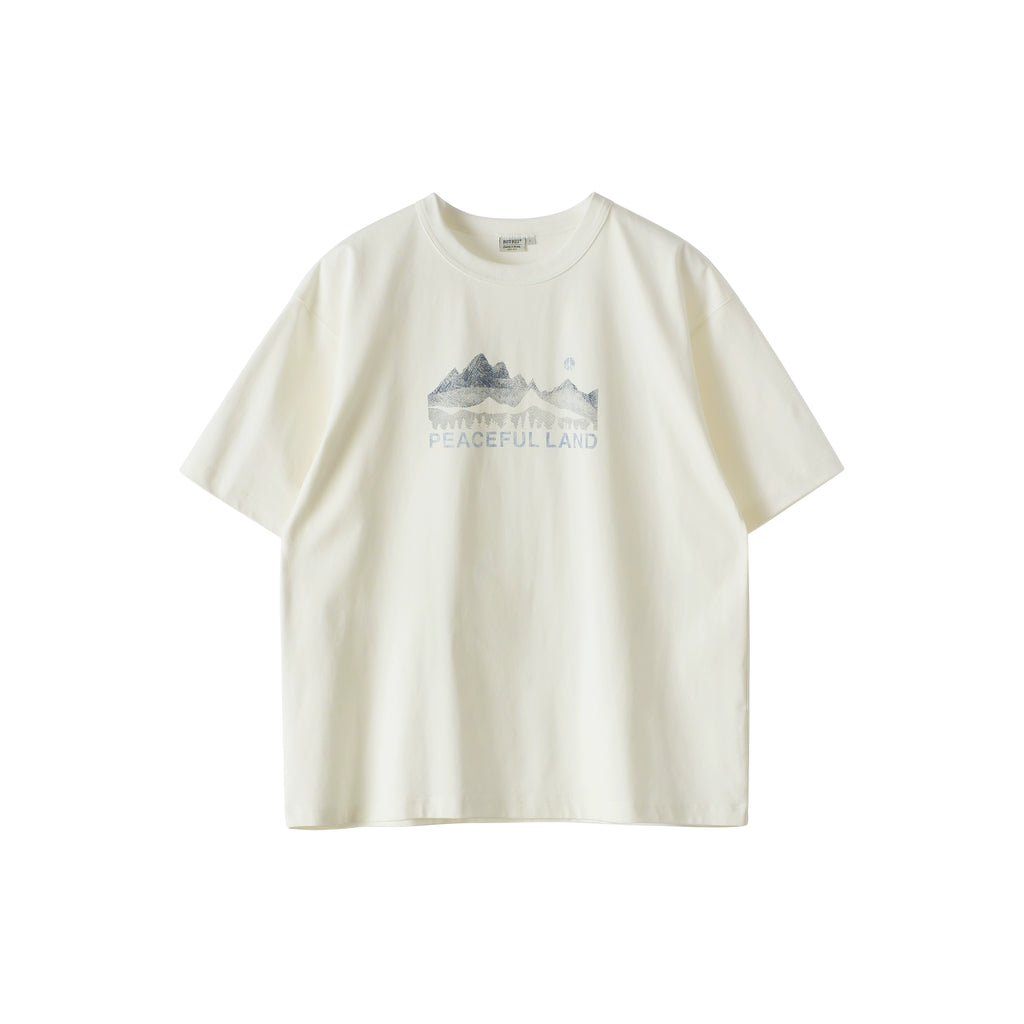 BUTTBILL 25SS Mountains non-sensory water pulp Sorona UPF50 Tee