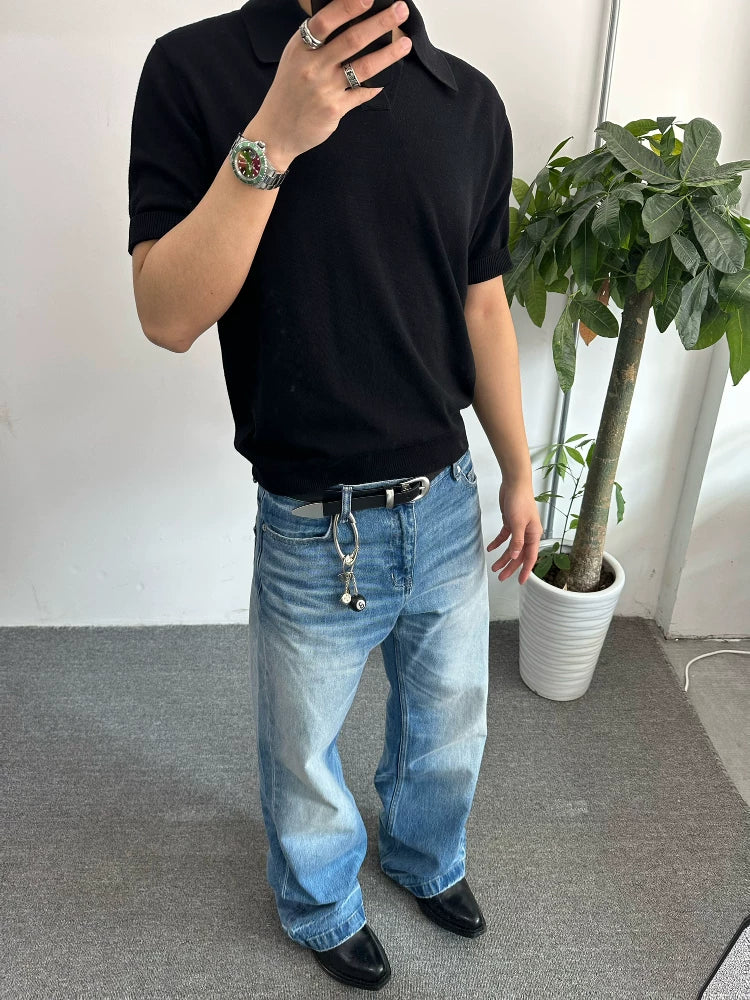 TAICHIISM Vintage A-line Wide-leg Jeans