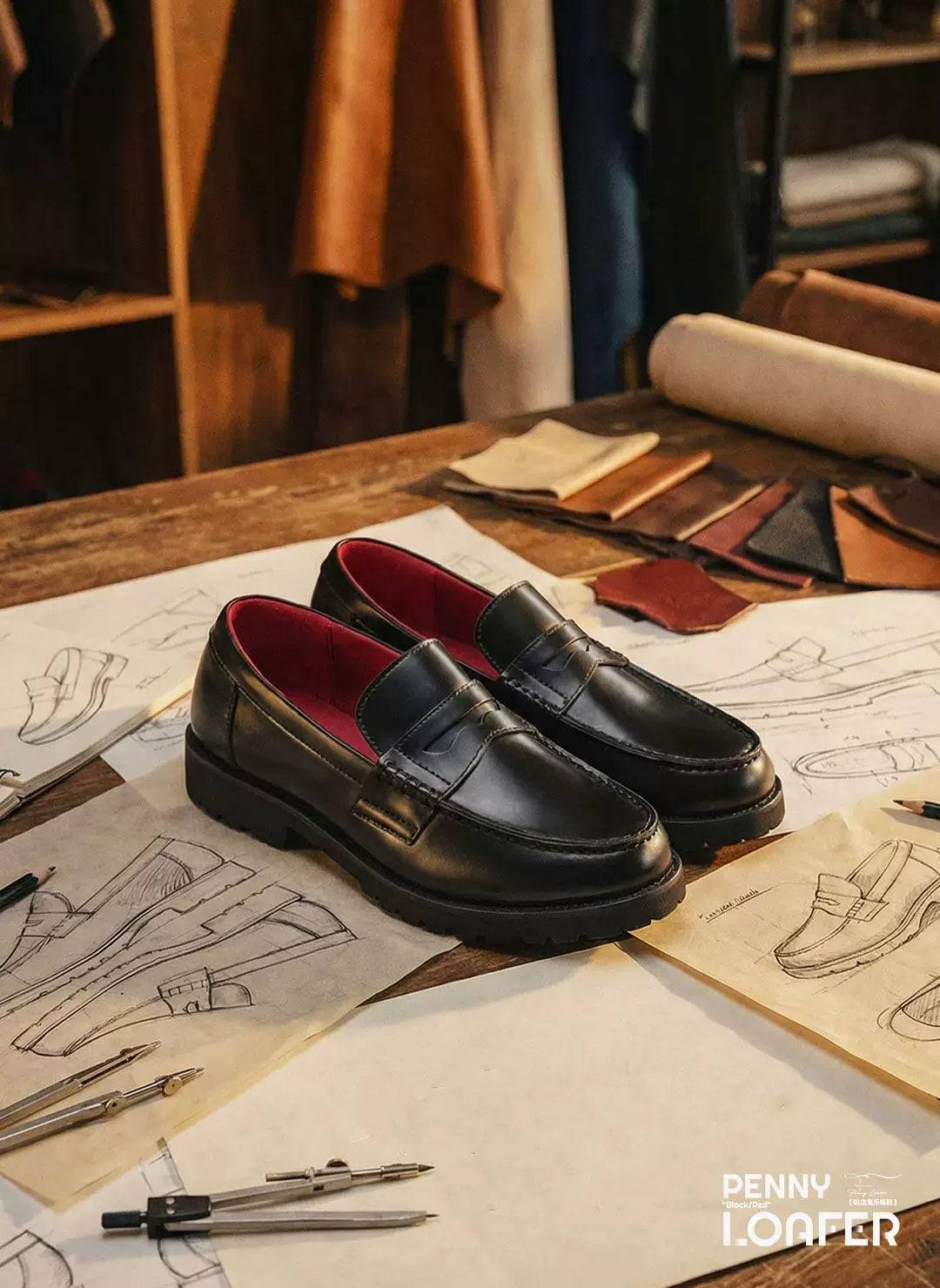 Madden Retro Old Money Wind One Pedal Casual Leather Shoes