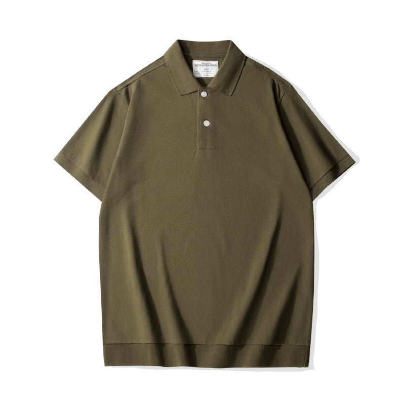 PrintAce Lapel Loose Base Polo Shirt