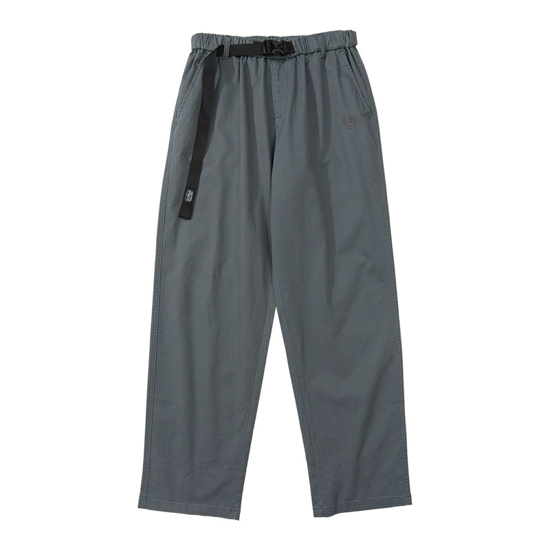 US Adjustable Streamer Pants Loose Straight Overalls