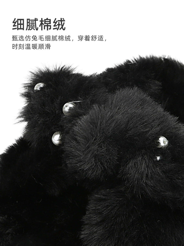 Hotmarzz Outerwear Plush Cotton Mop