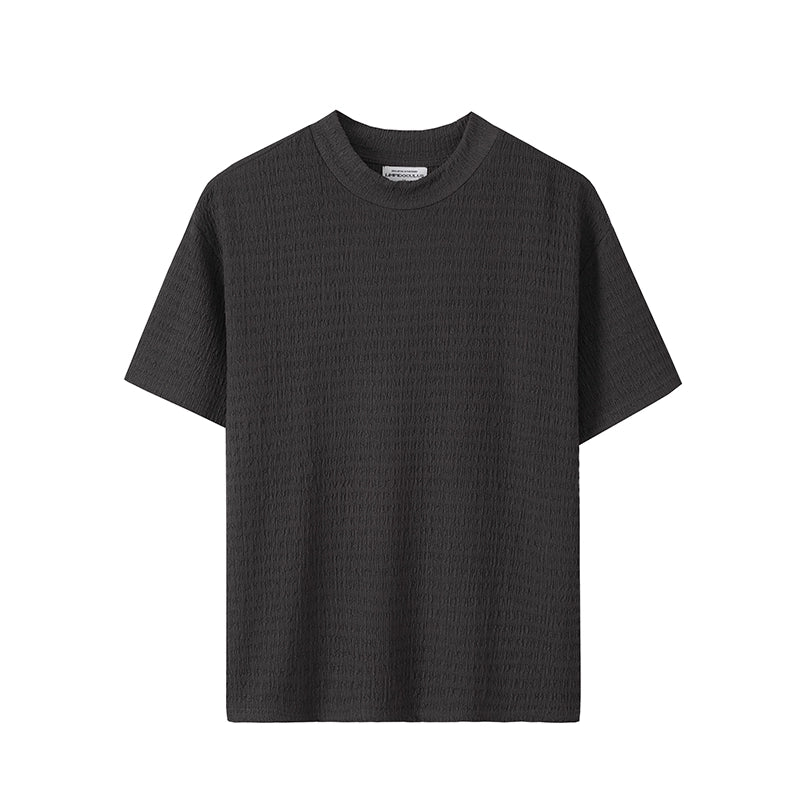 LIMPIDOCULUS Stretch Turtleneck Casual Tee