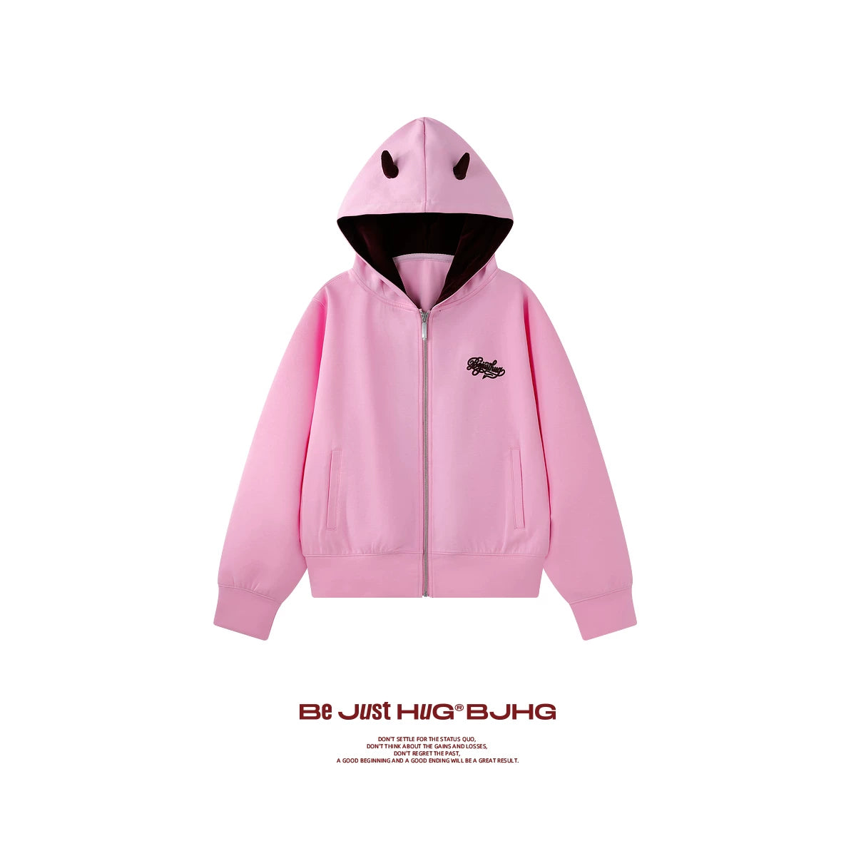 BJHG Little Devil Hooded Cardigan Sweater