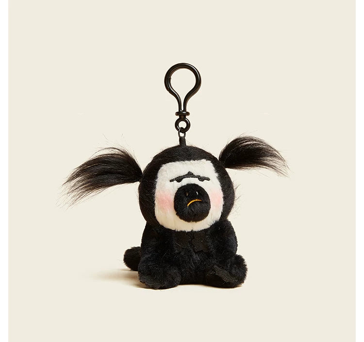 HAVEROSE White-faced Monkey Bag Plush Doll Pendant