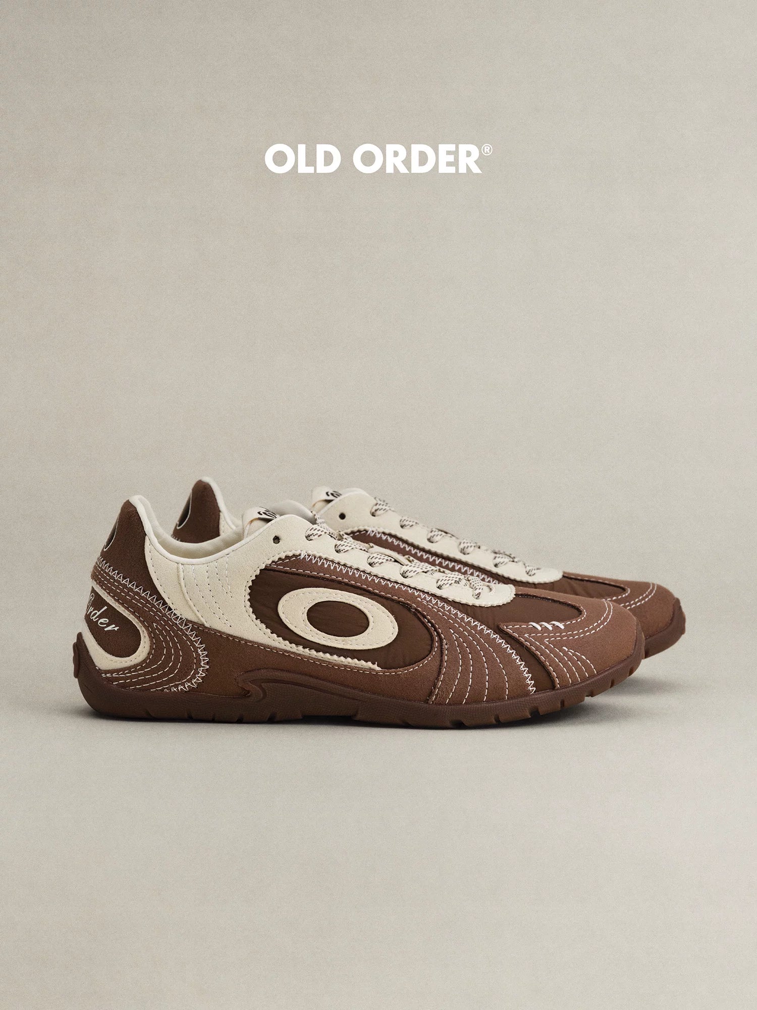 OLDORDER Retro Color Matching Casual Shoes