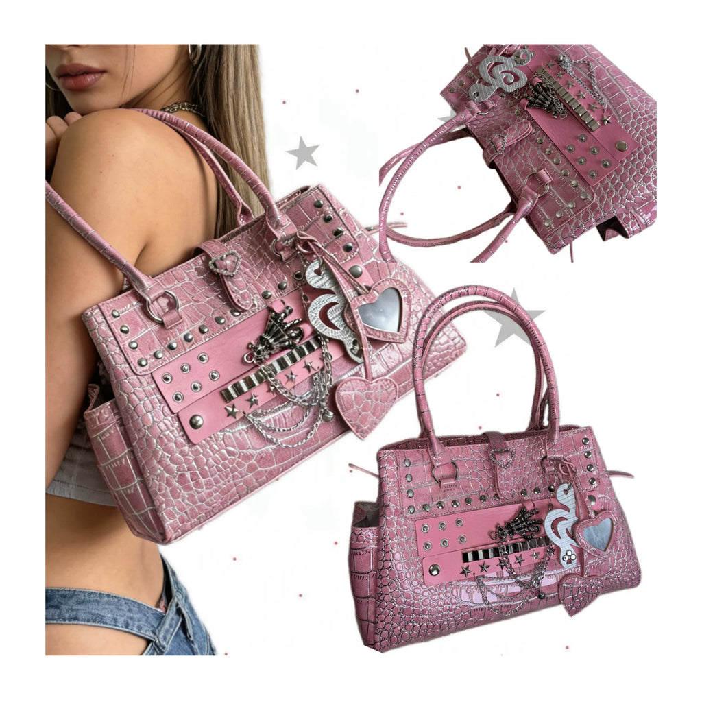 Hottie Alligator Rivet Sweet Cool Tote