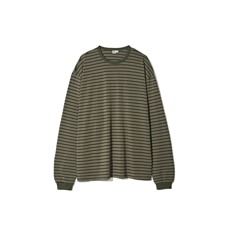 PARTIMENTO Korean Version Trendy Versatile Classic Striped Long Sleeves