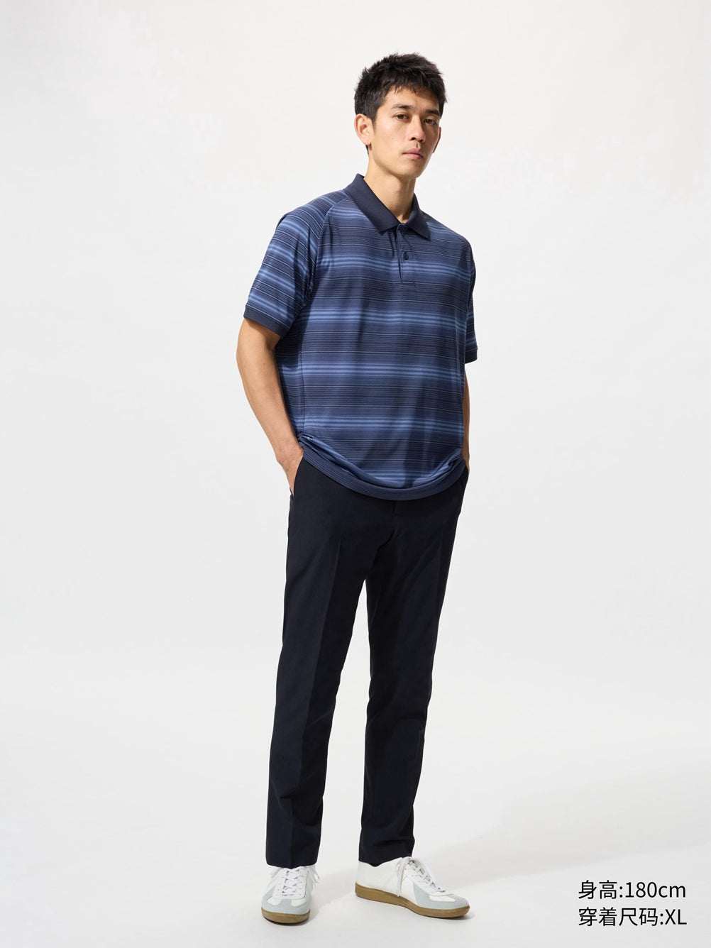 Uniqlo men's and women's clothing DRY-EX quick-drying POLO shirt short-sleeved AST shirt sports 25 spring and summer new 475765