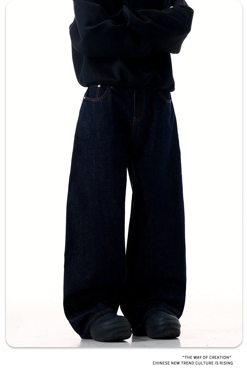 11KN Pleated Japanese Raw Denim Jeans