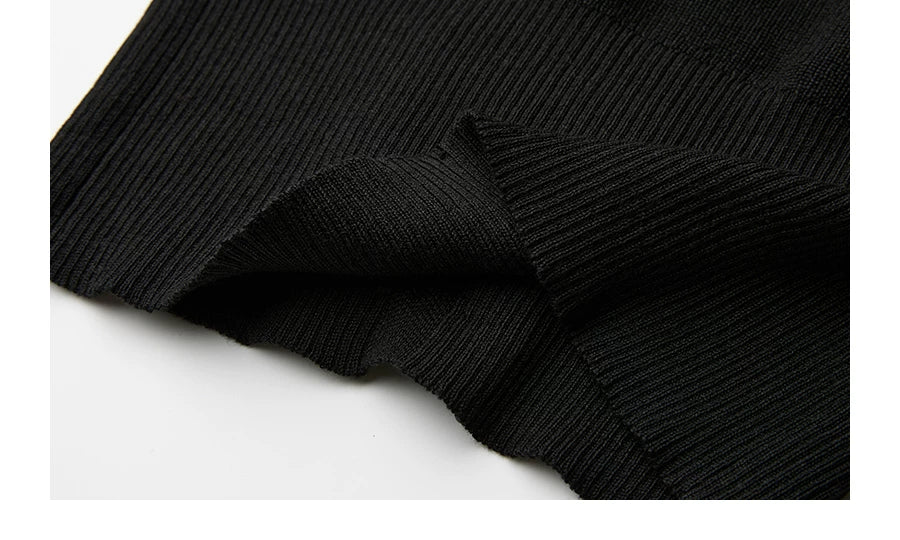 INDULGE Hand-woven Bead-knitted Slim-fit Short Vest