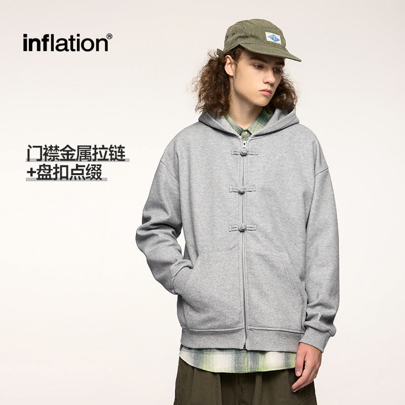 INF 410g Chinese Fleece Zipper Hoodie