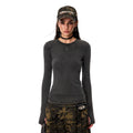 0123Start Vintage Slim Fit Front Shoulder Long Sleeves