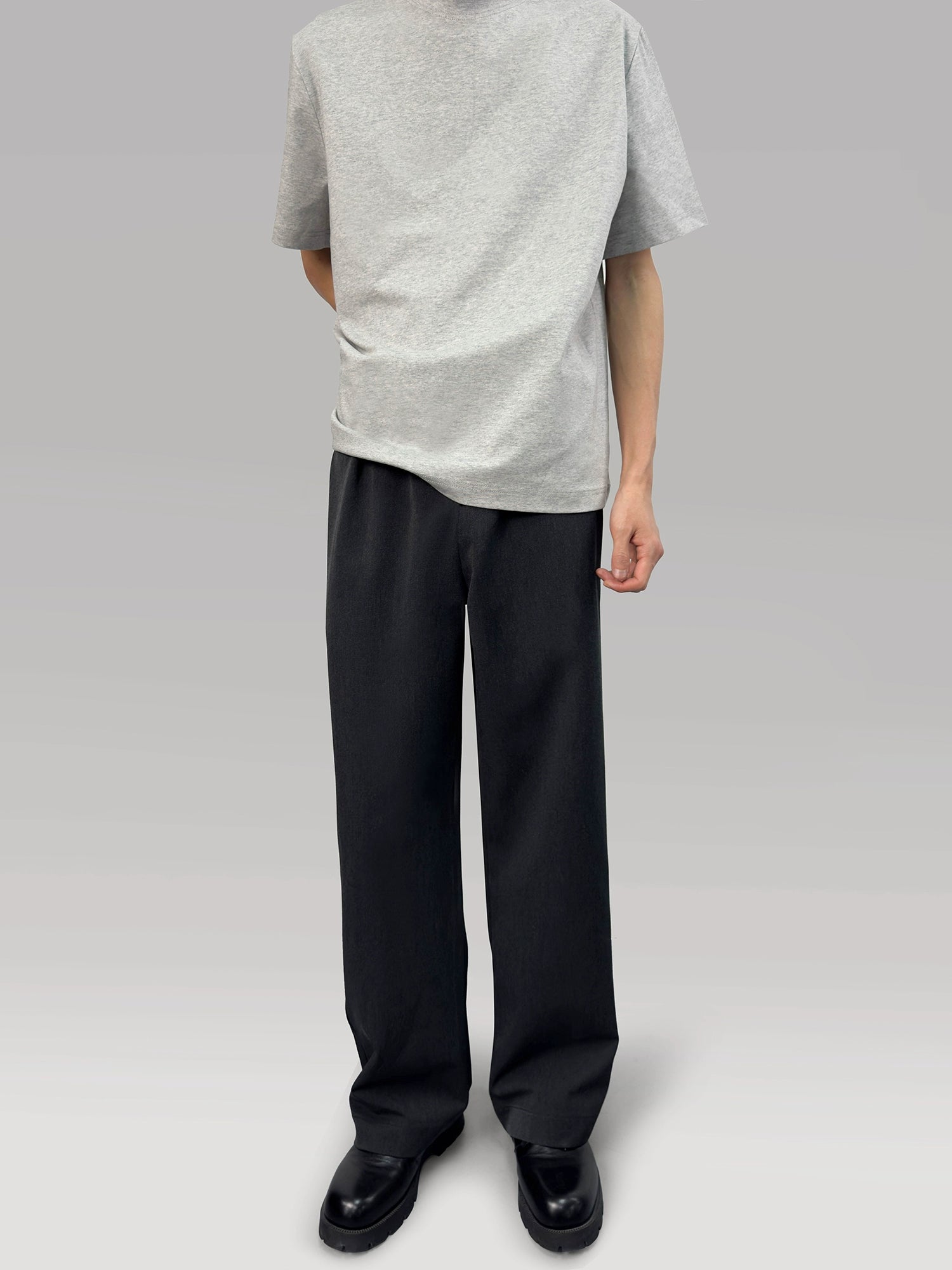 PLUS NO LOGO Straight Drop Anti-wrinkle Trousers