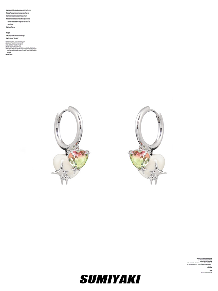 SUMIYAKI Sweet and Cool Love Double Earrings