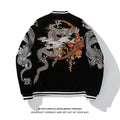 SKAJAN Yokosuka Embroidery Dragon Tiger baseball Jacket
