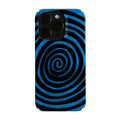 PBCASE Blue Spiral Thread Art Phone Case