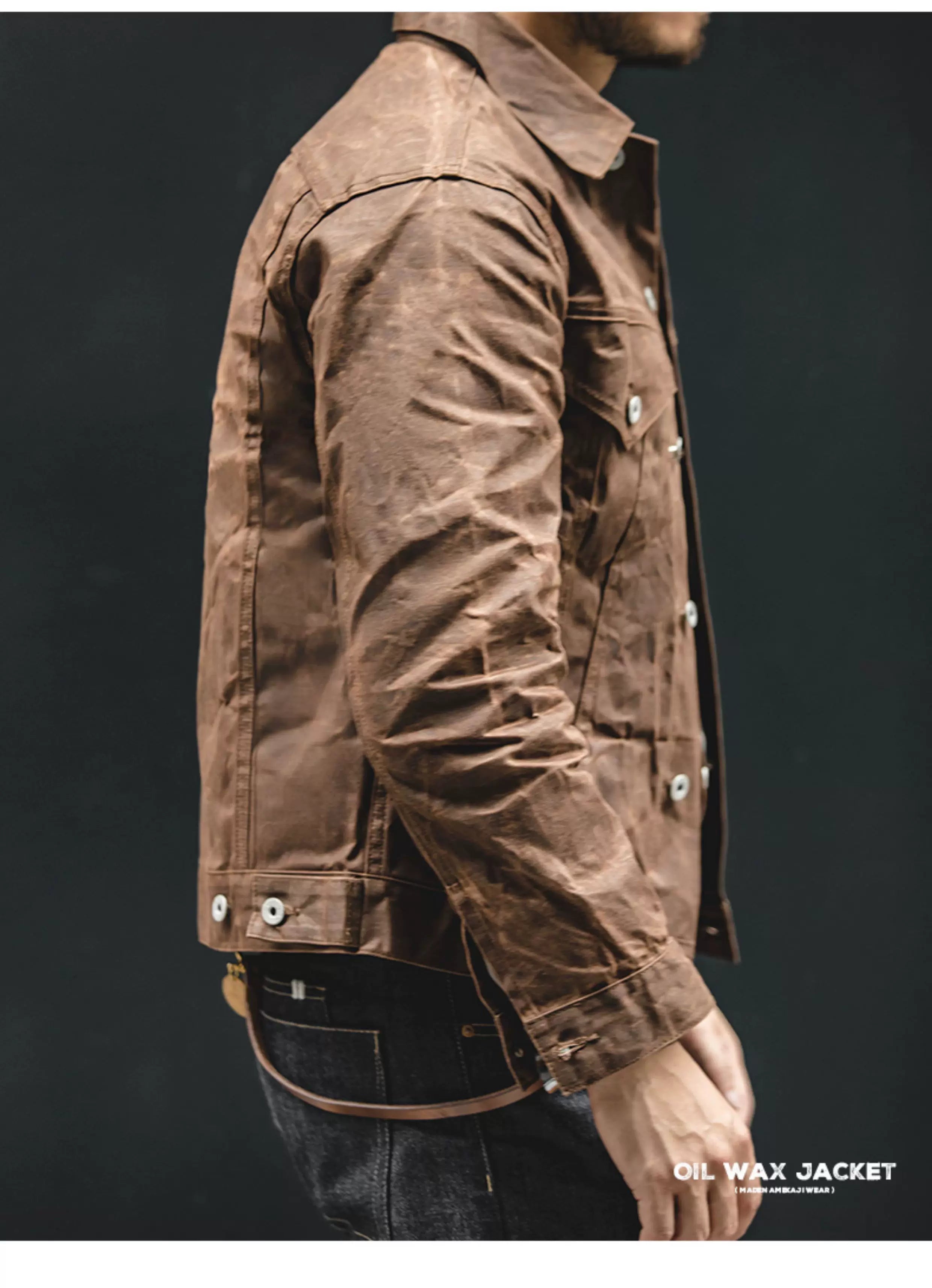 Maden Canvas Yellowstone Oil Wax Jacket