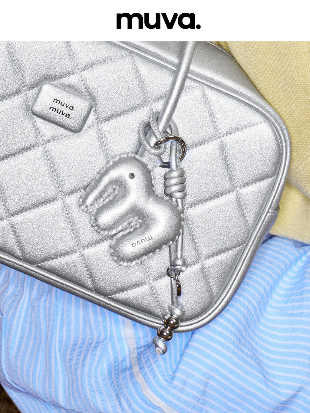 MUVA Knot Wound Baby Elephant Bag Pendant