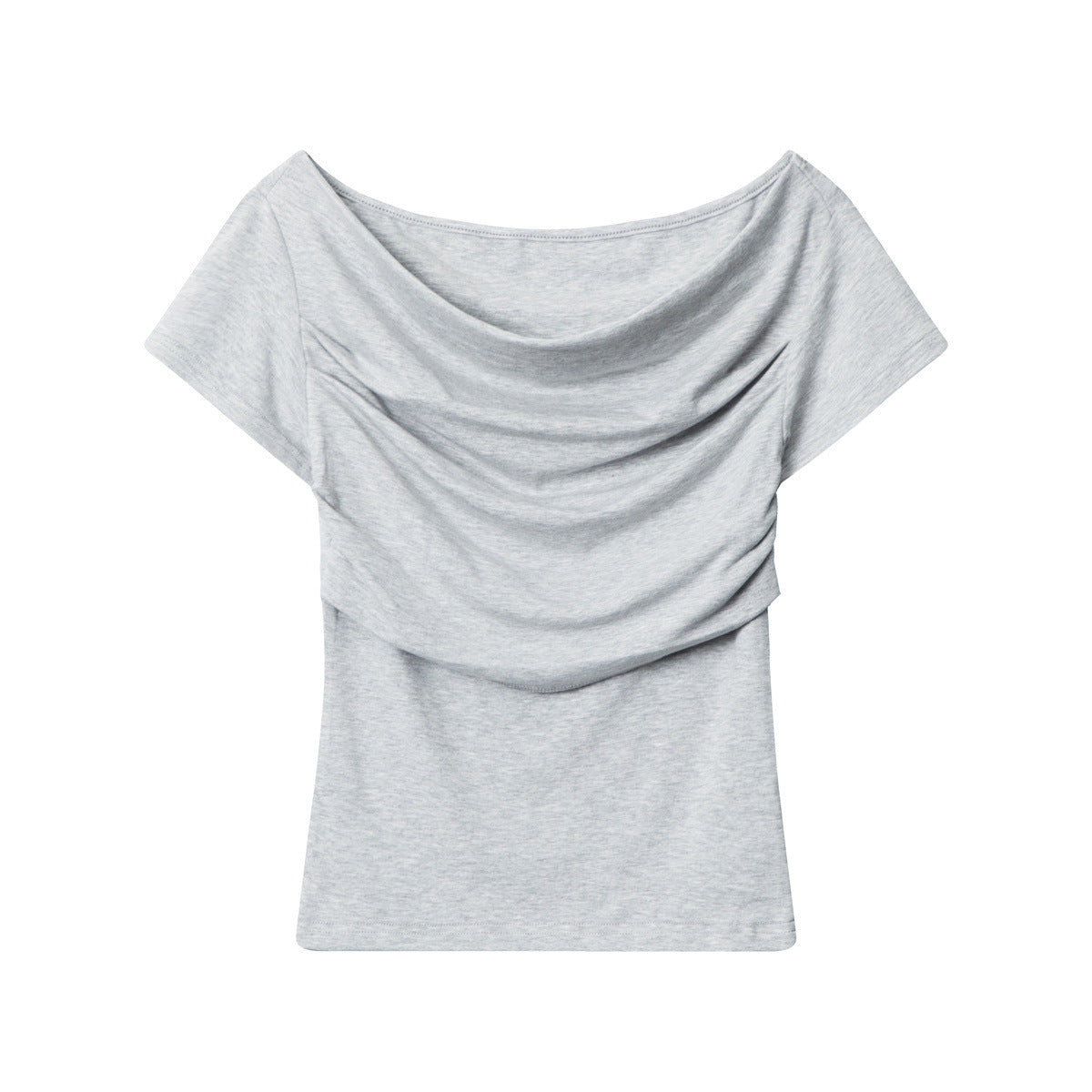 Nariele Sexy Pleated Slim Short Tee