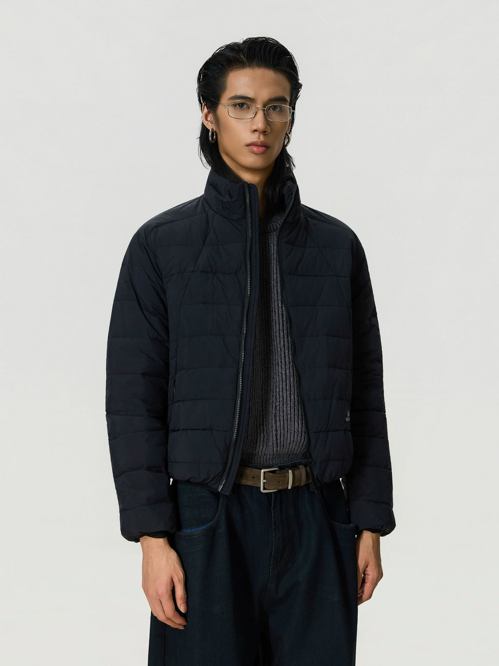 BTSG Retro Stand-up Collar Down Jacket