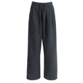 PERDU Cashmere Wool Lyocell Blend Silhouette Knitted Sweatpants