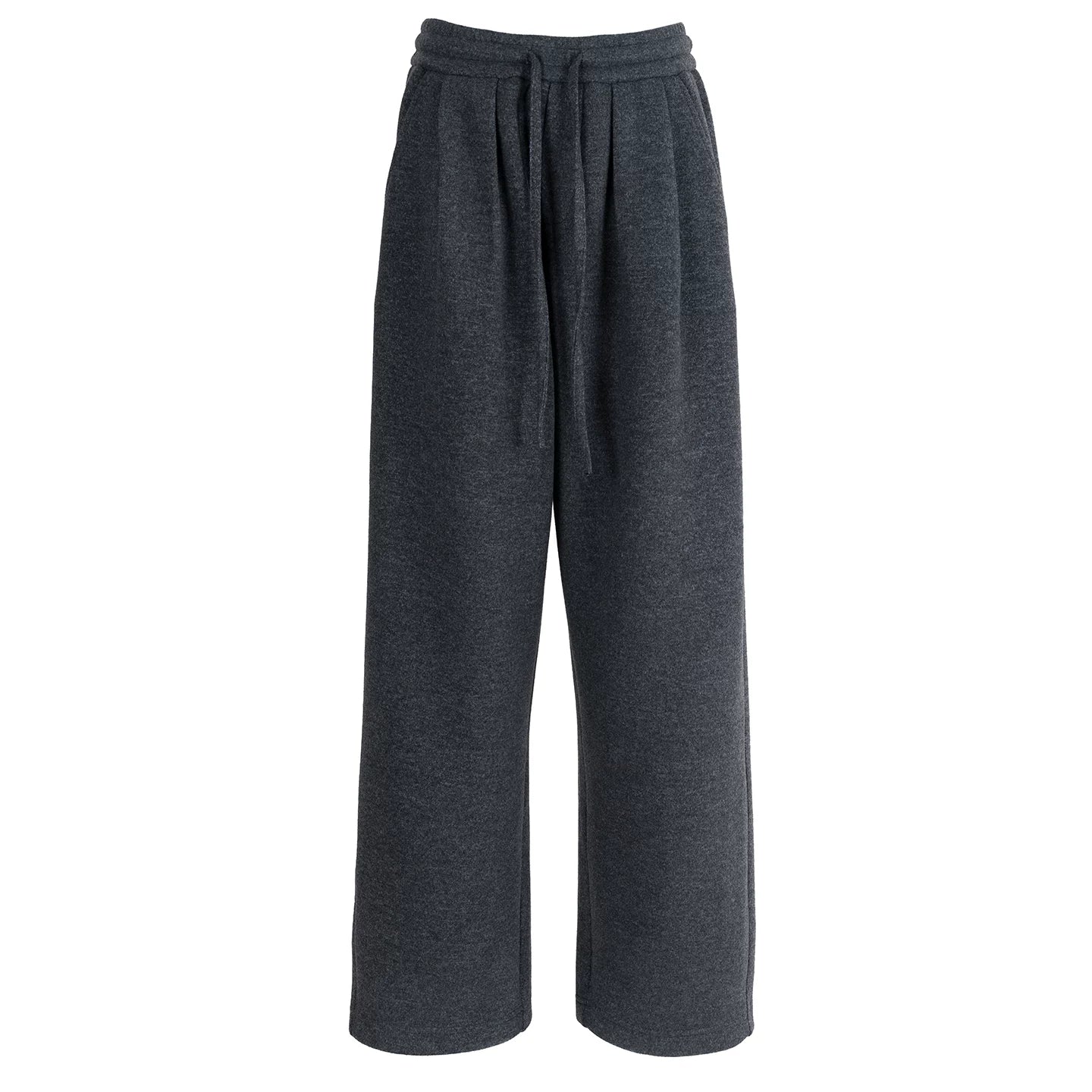 PERDU Cashmere Wool Lyocell Blend Silhouette Knitted Sweatpants