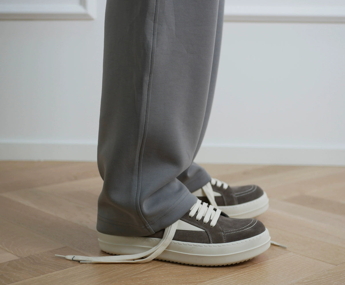 NO LOGO Low-top Cowhide Heightening Board Shoes