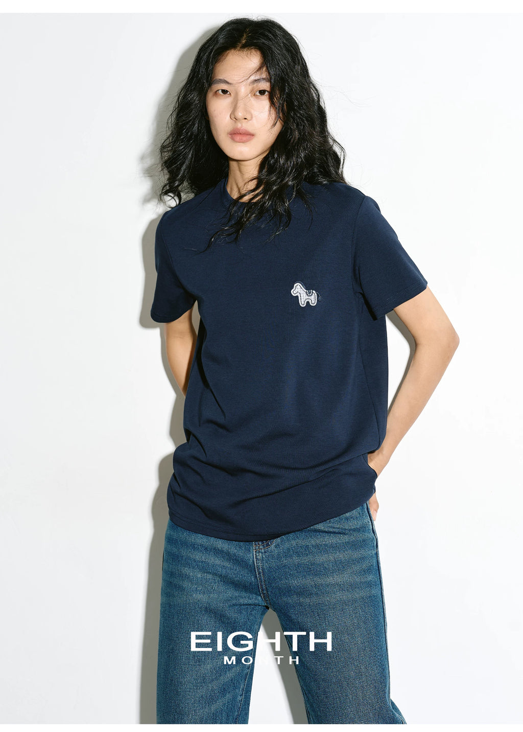 EIGHTHMONTH Loose and Thin Casual Tee