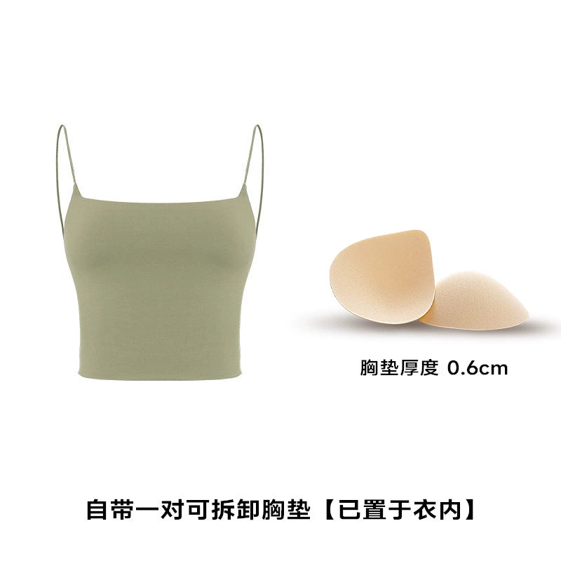 ABMY Self-contained Chest Pad Sexy and Thin Versatile Vest