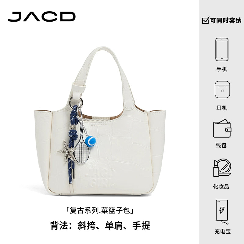 JACD Vegetable Basket Bucket Bag Messenger Bag