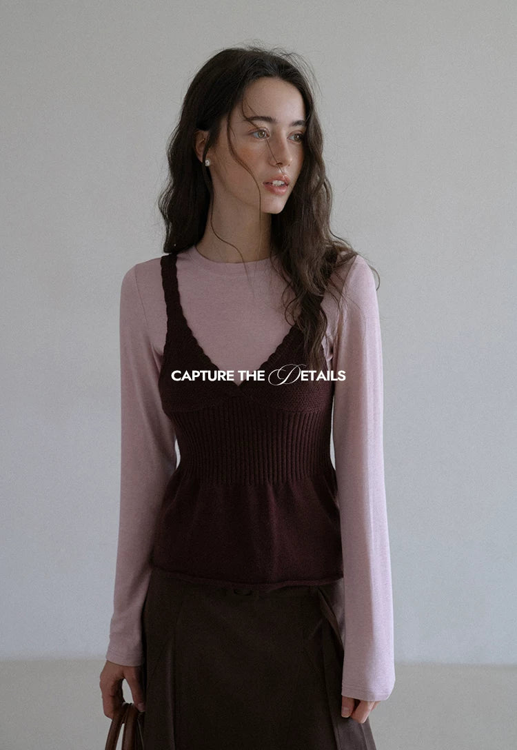 EGGKA Retro High-waisted Temperament Skirt