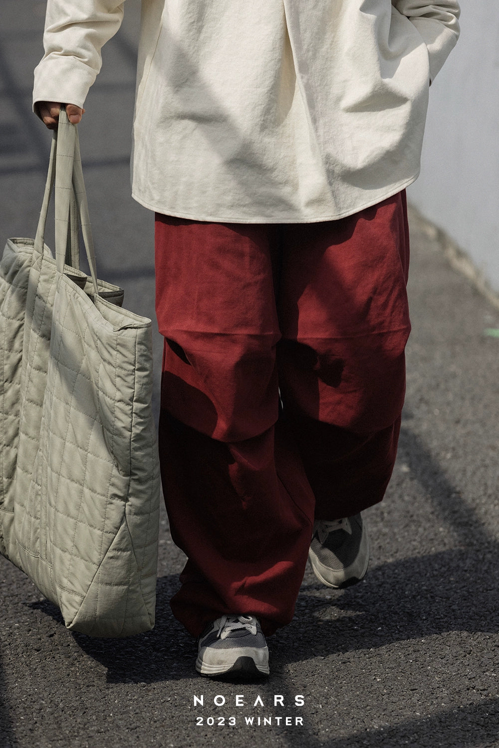 NOEARS Loose Silhouette Straight Overalls