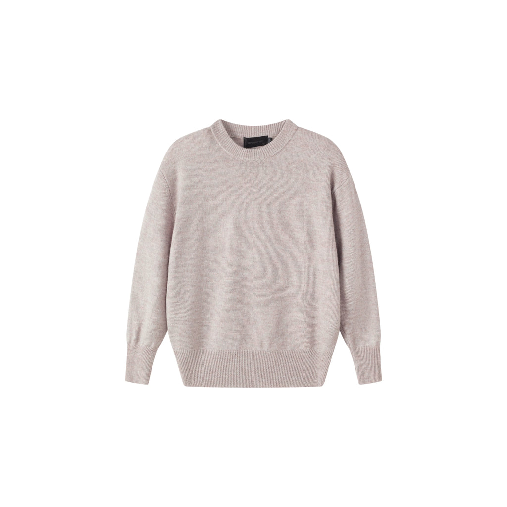Anniehall Neckline Long Thread Sweater Knitted Sweater