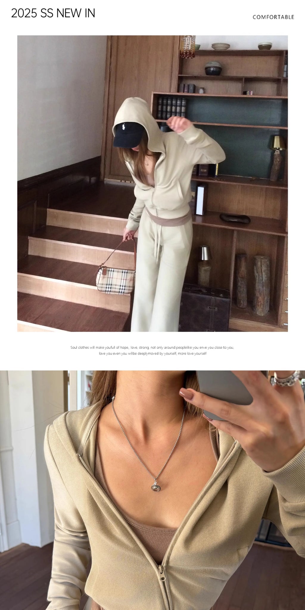 Audwyn Slim Sweater Loose Straight Casual Pants Set