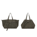 JANDRESS moss green large-capacity modern tote bag