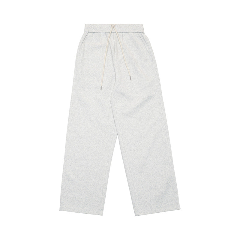 UNF Comfortable Lazy Loose Pendant Knitted Straight Scimitar Sweatpants