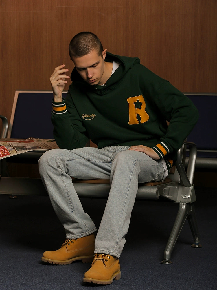 UNTILWERICH Vintage Versatile Hooded Sweater