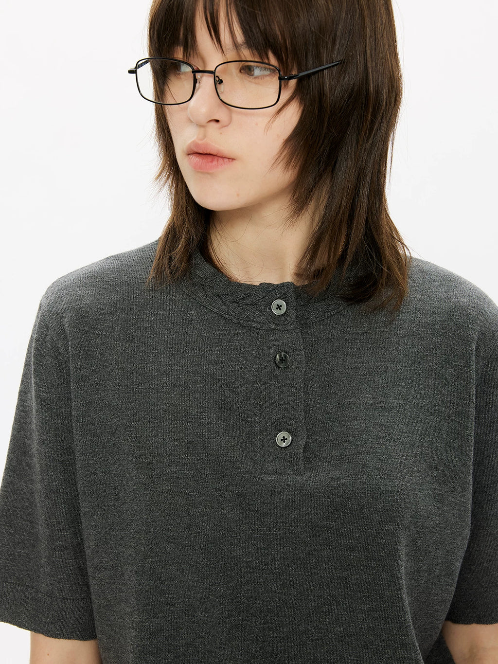 KREATE Slack Knitted Casual Tee