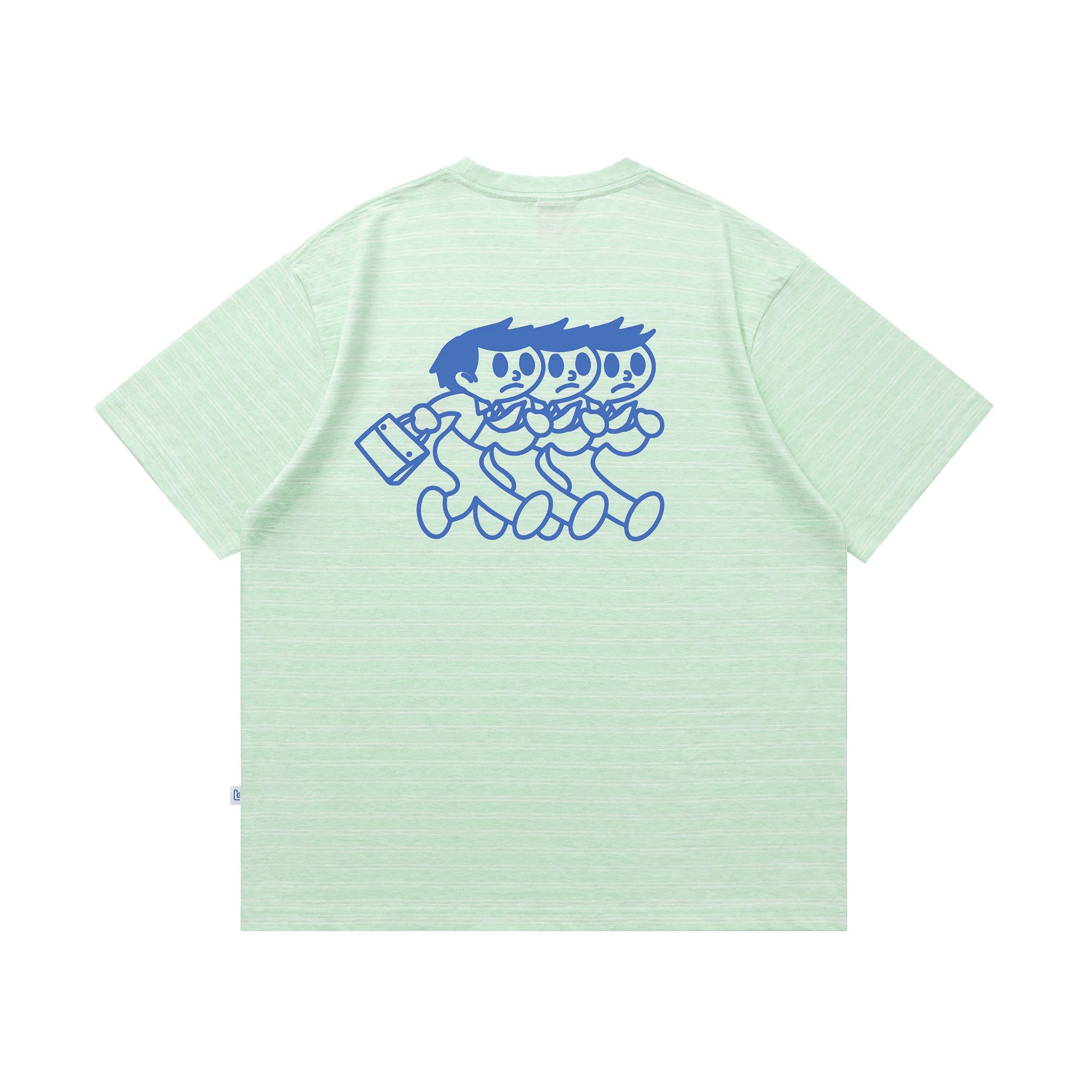 BENT IDEA Striped Casual Versatile Tee