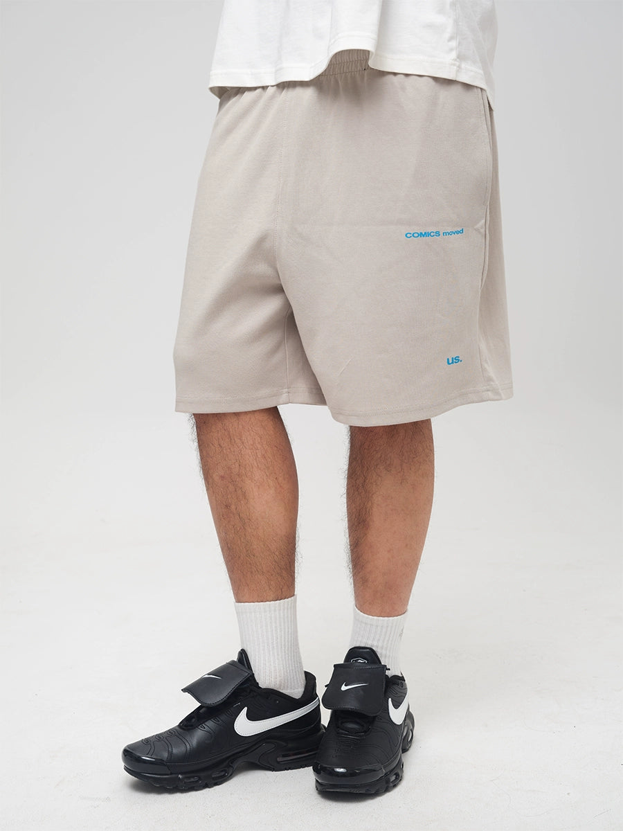 ComicTree Base Alphabet Cotton Elastic Shorts Casual