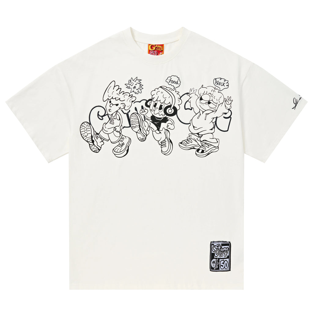 GameOne 23ss "Bigfoot Villain" American Blockbuster Tee