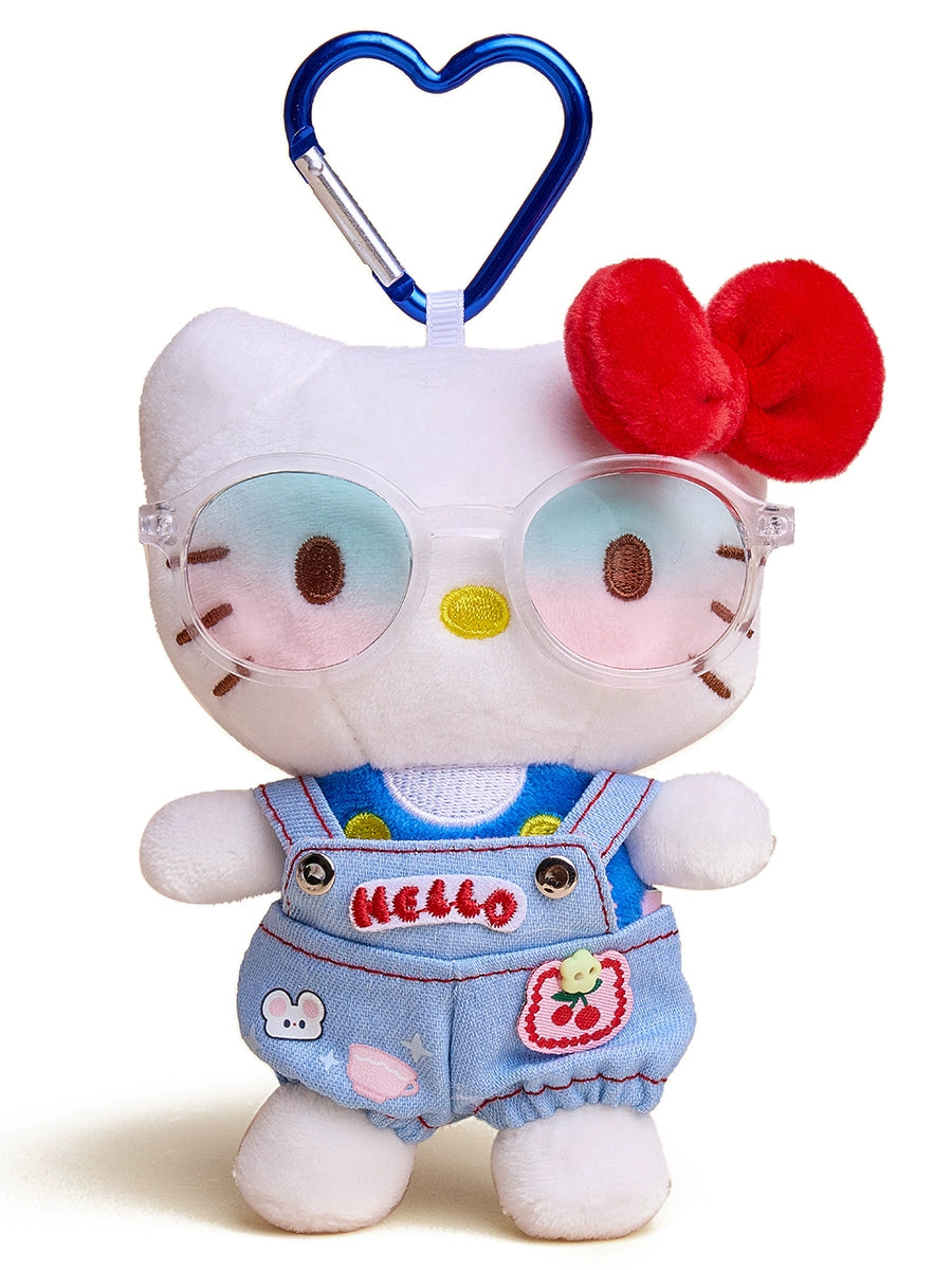 HAVEROSE Hellokitty Cute Plush Glasses Pendant