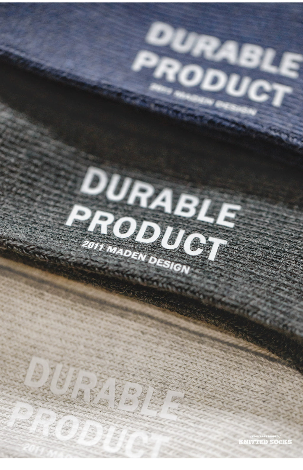 Madden flower yarn knitted medium tube socks t