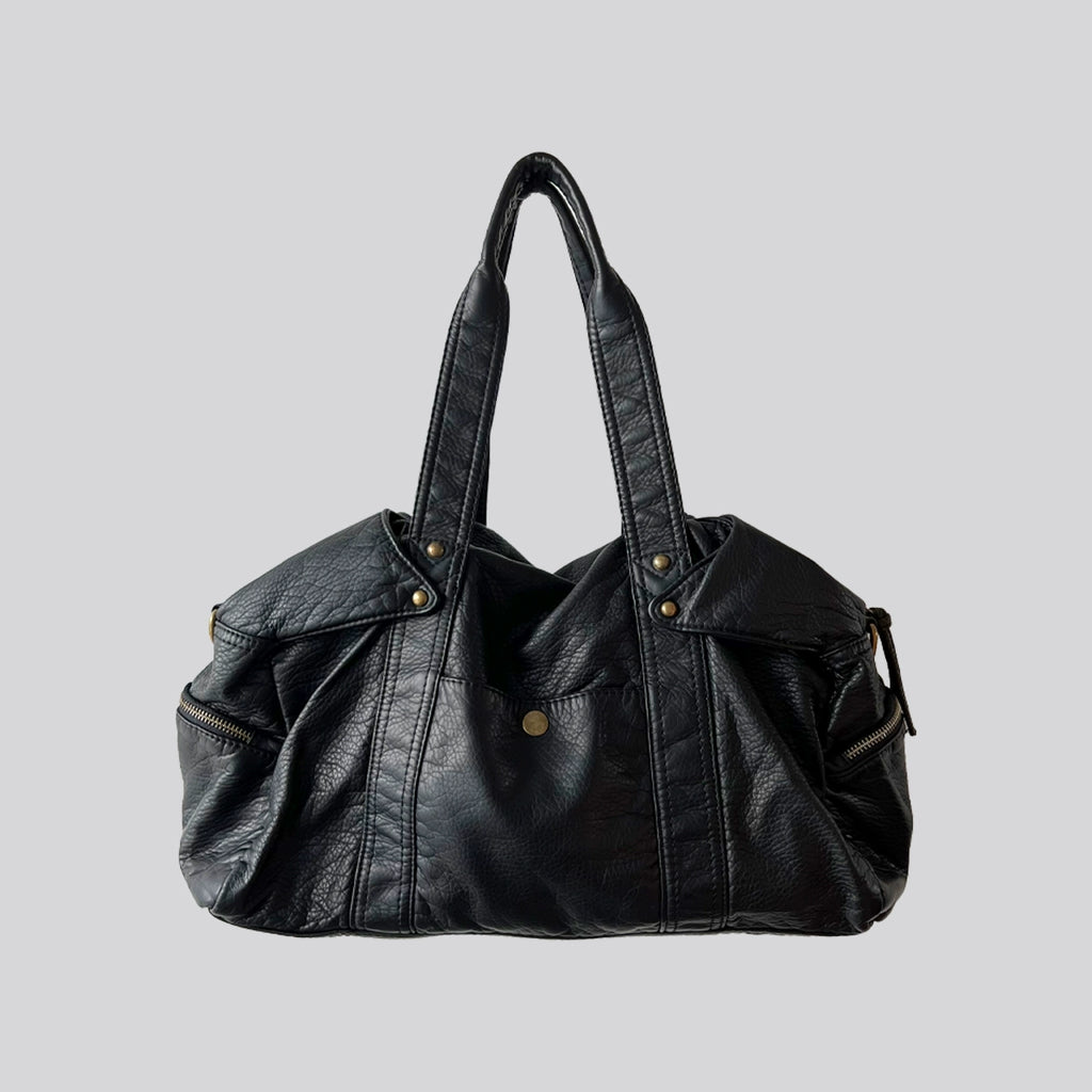 BINGBONG Retro American Large Bag Messenger Bag Commuter Large Capacity Bag