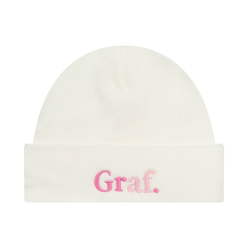 GRAF Embroidered Color Knitted Short Thread Cap