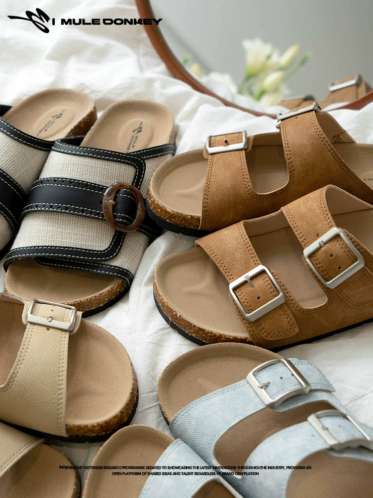 Donkey Flat Lazy Birkenstock Half Slippers