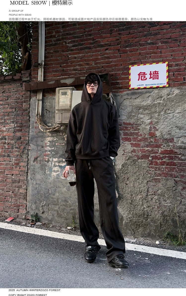 ZOZOFOREST Casual Sweater Sweatpants Dog Walking Set