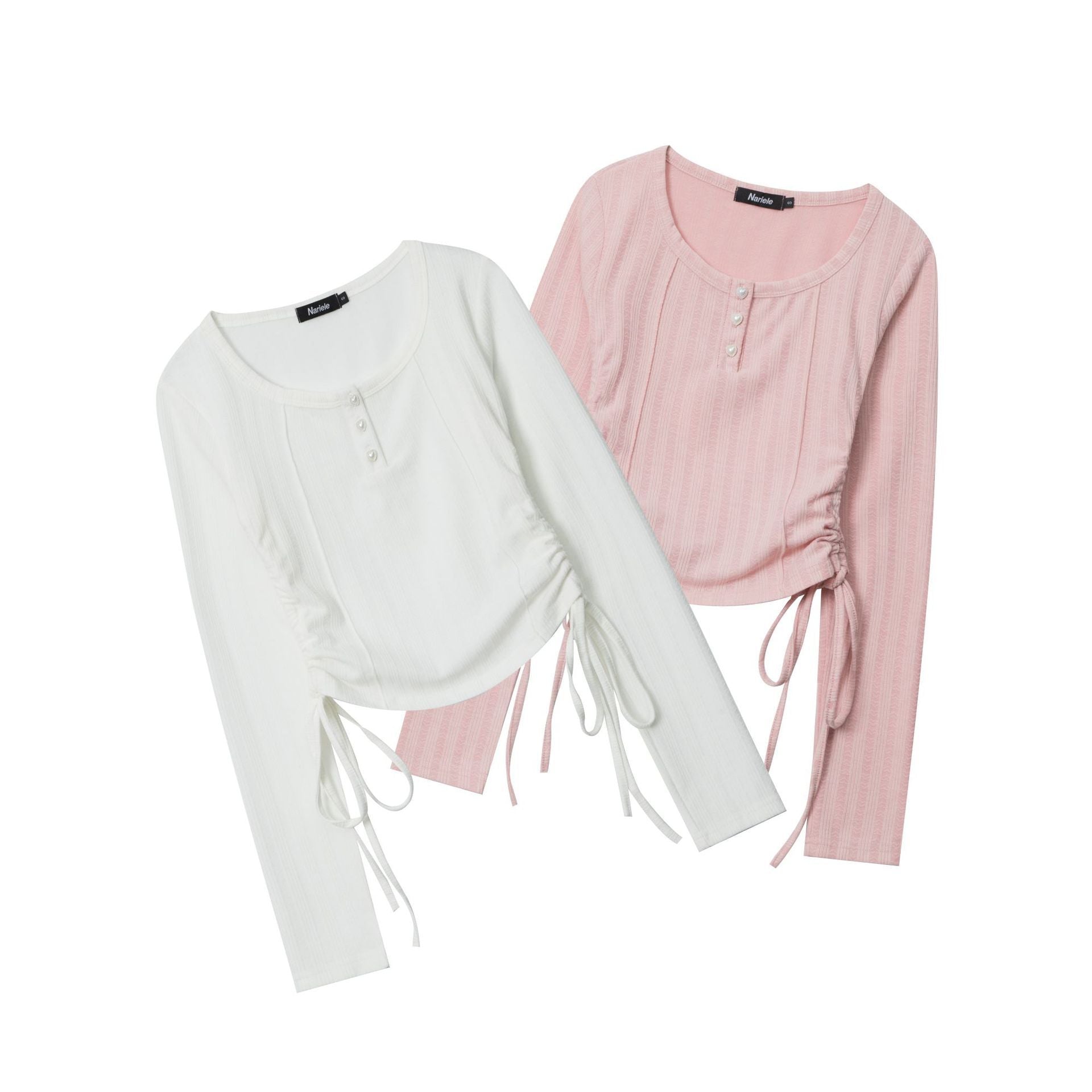 Nariele American U-neck Niche Drawstring Hottie Top